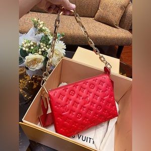 New Louis Vuitton Coussin PM Red M57792